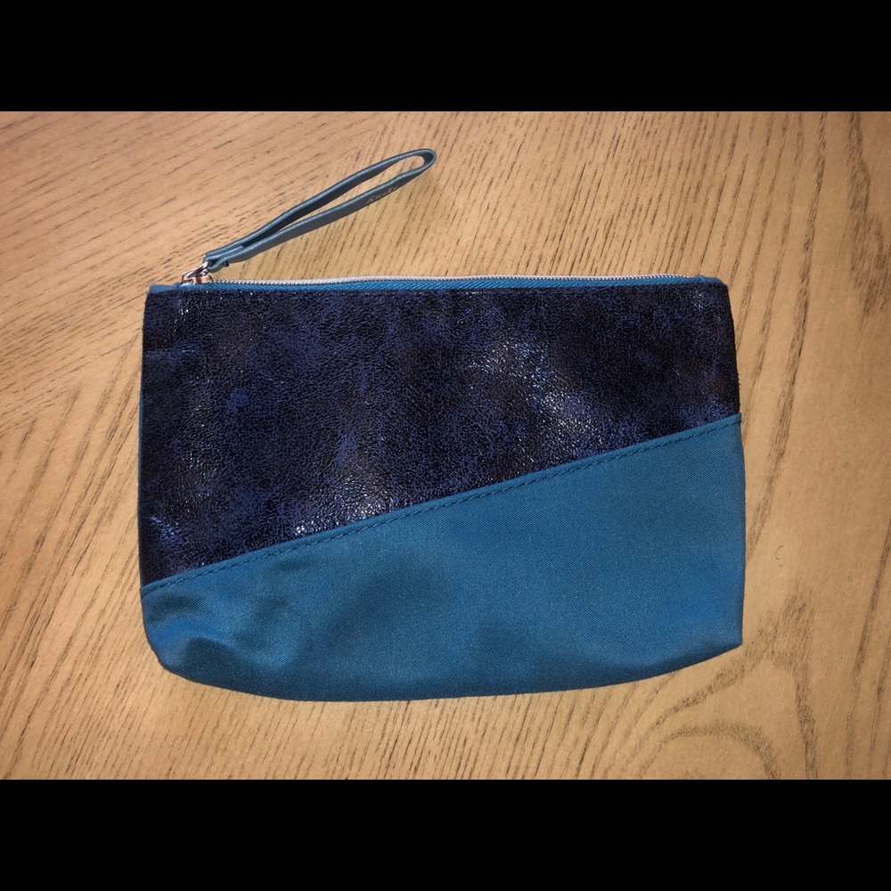 Blue/Black Makeup Bag